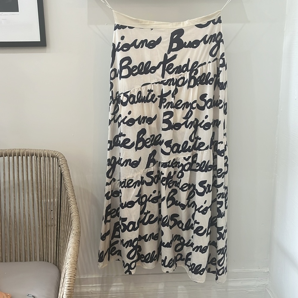 Maxi Skirt with Italian Print
